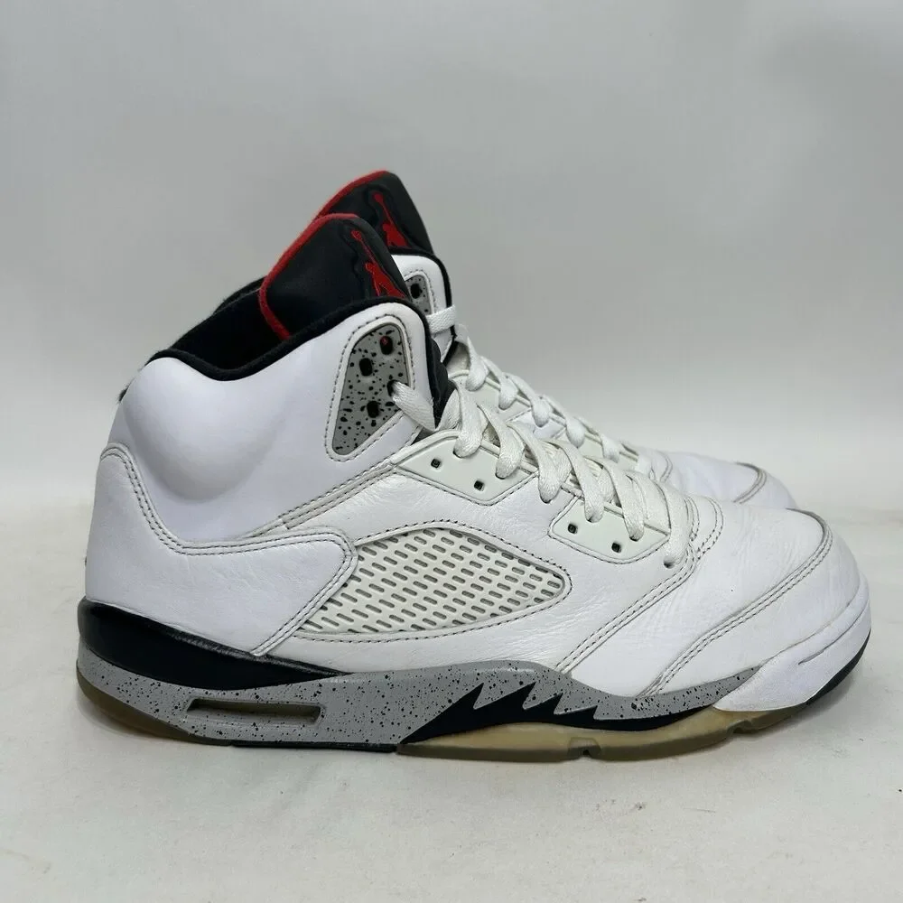 Nike Shoes Air Jordan 5 Retro “White Cement” 2024